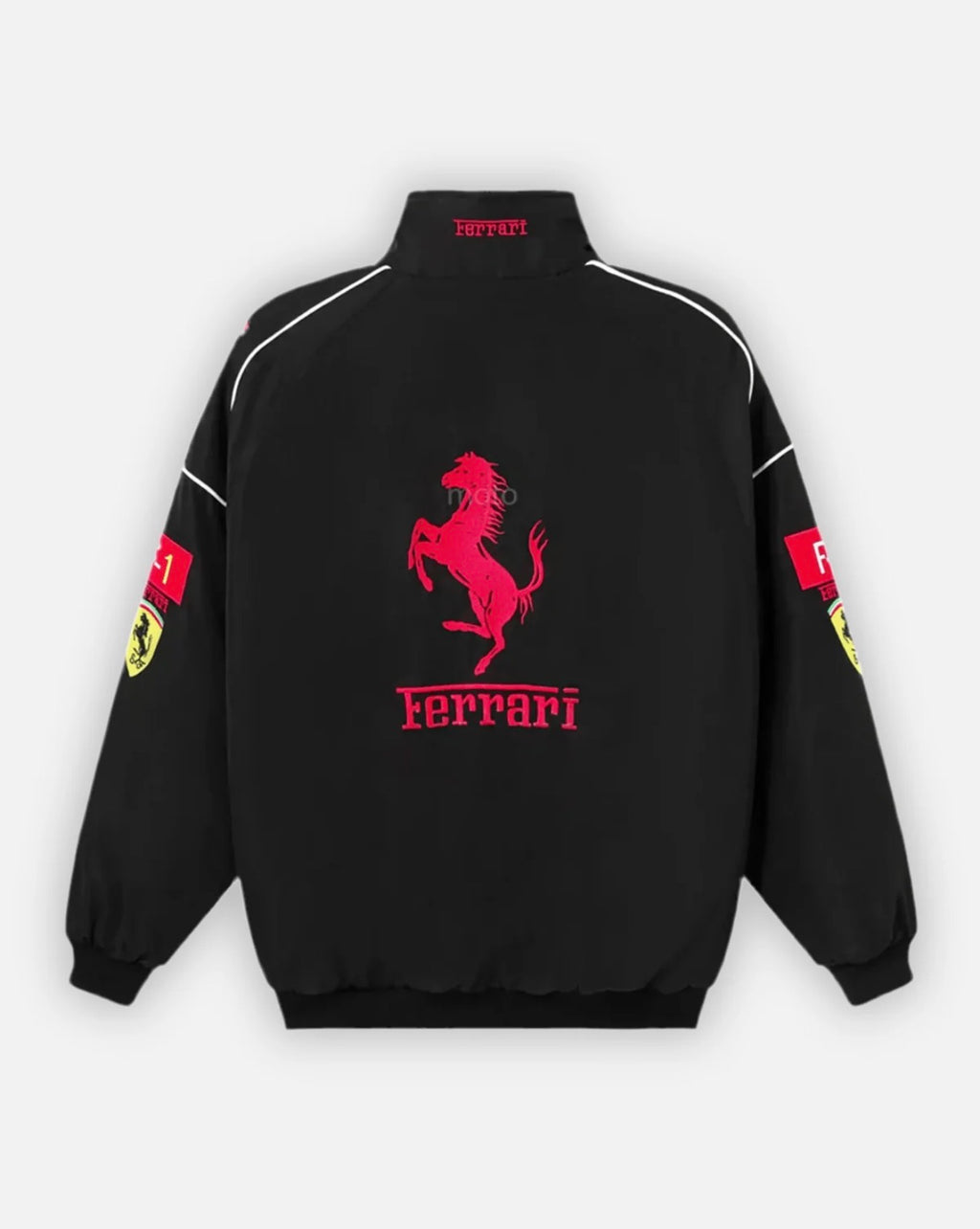 FERRARI F1 VINTAGE RACING JACKET - BLACK EDITION
