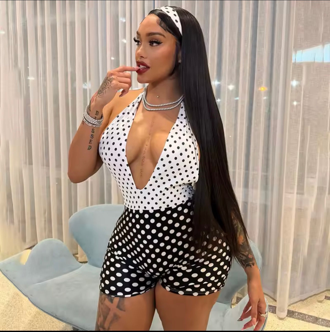 Catch These Dots -Romper