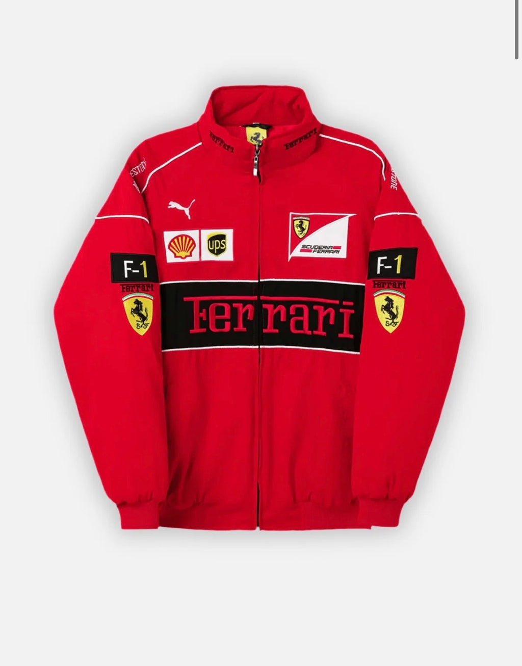 FERRARI F1 VINTAGE RACING JACKET - RED EDITION