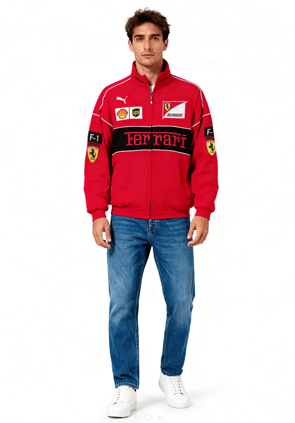 FERRARI F1 VINTAGE RACING JACKET - RED EDITION