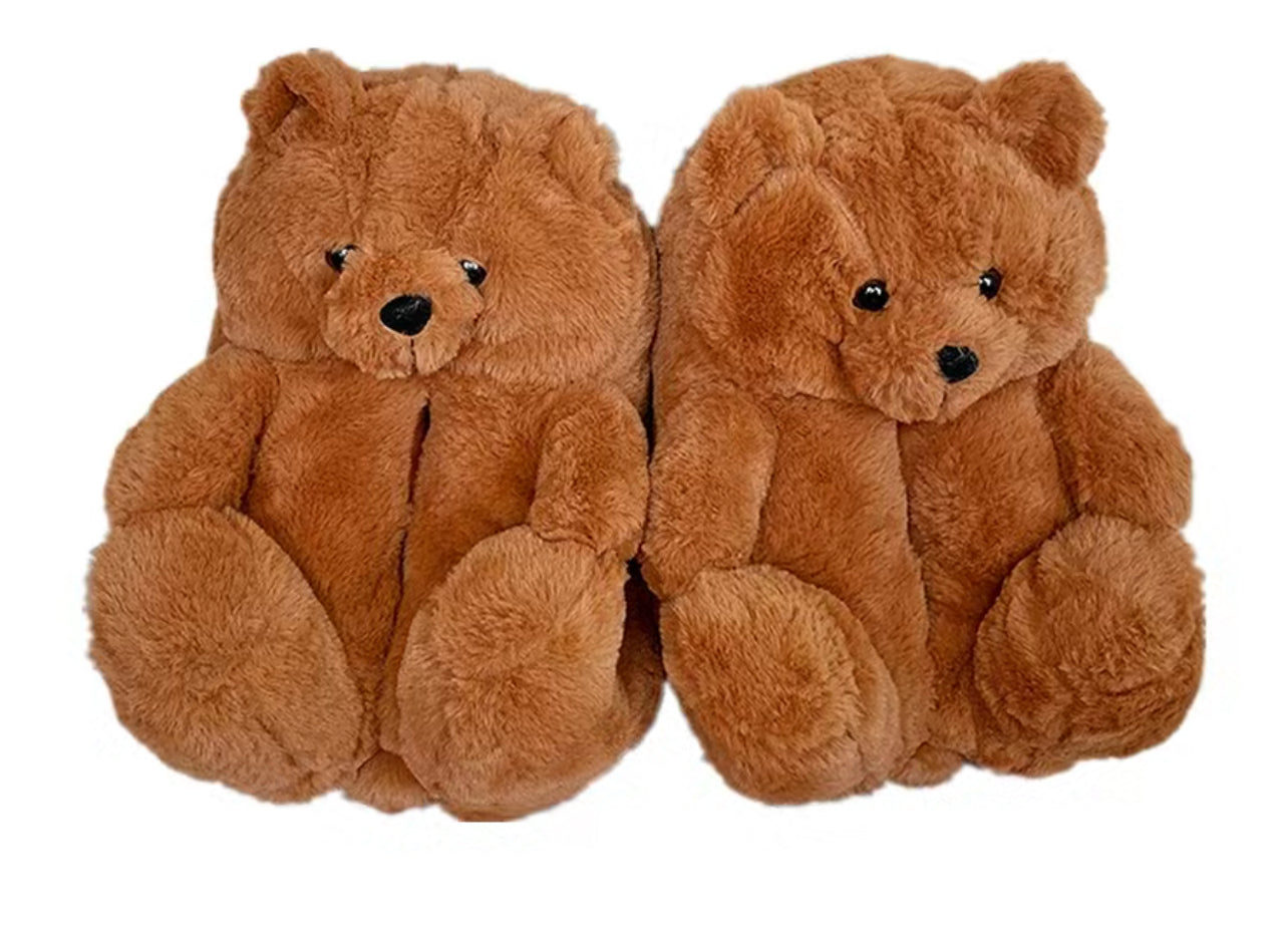 TEDDY BEAR SLIPPER (Brown)