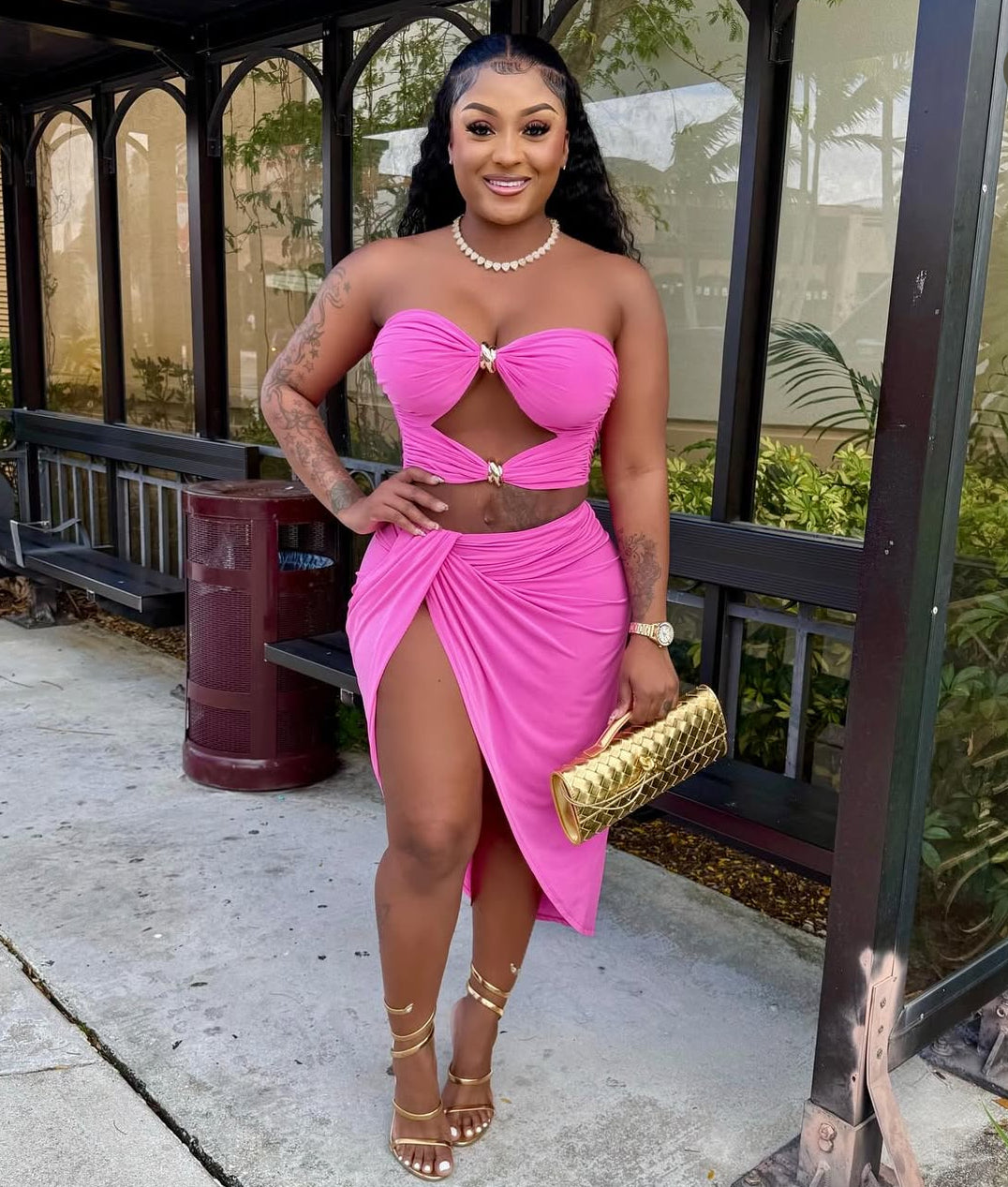 Certified Baddie Set – Hot Pink