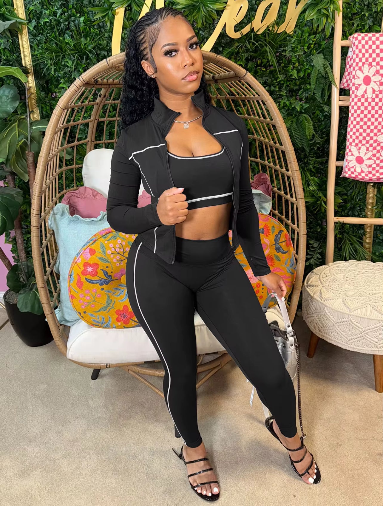 Gym baddie -3 pieces set