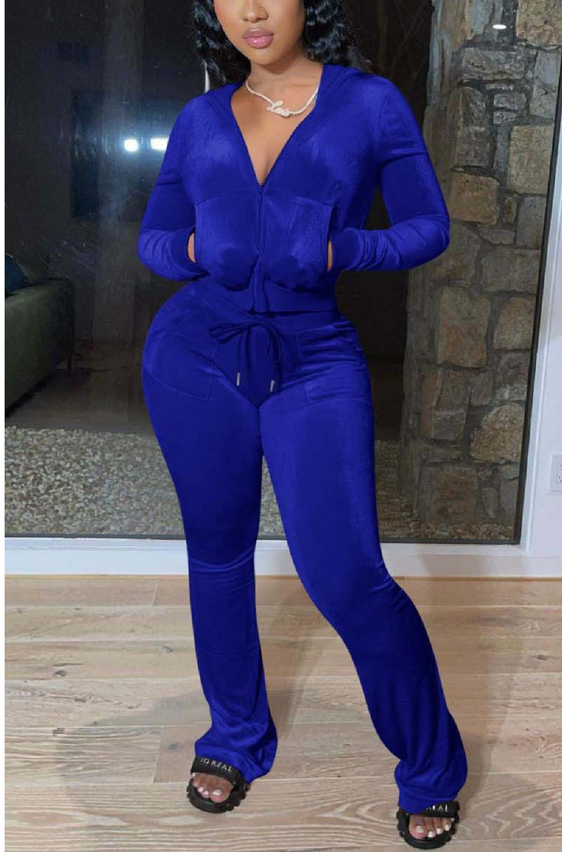 Keisha velvet track suit