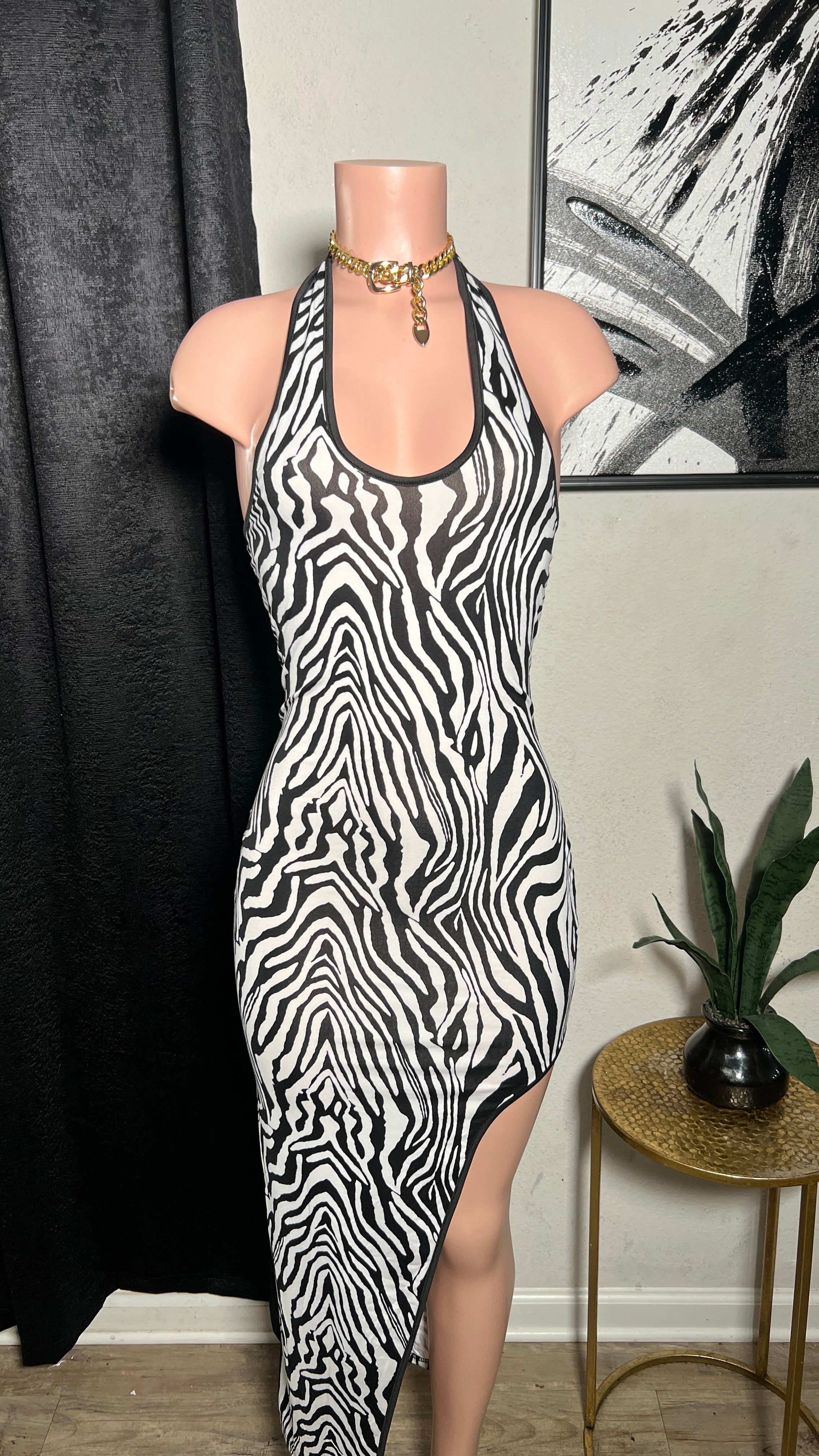ZEBRA PRINT- Dress