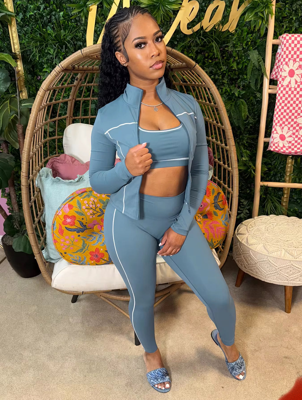 Gym baddie -3 pieces set