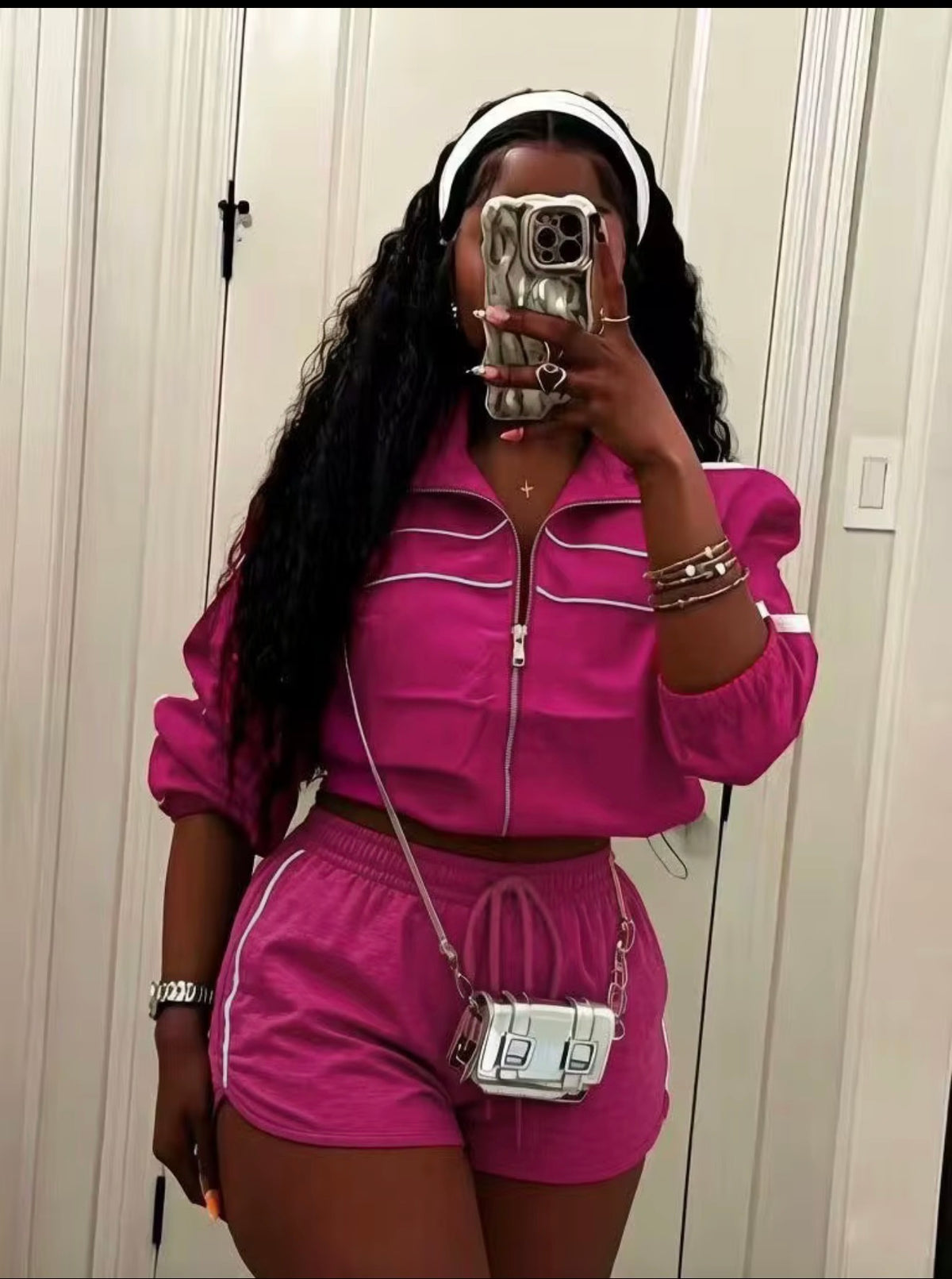After Hours Set-hot pink