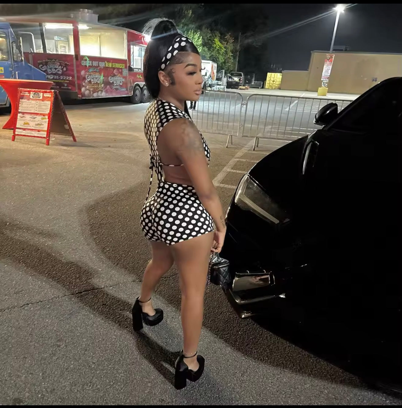 Pretty in Polka -Romper