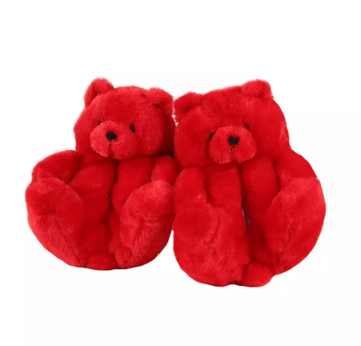 TEDDY BEAR SLIPPER (Red)