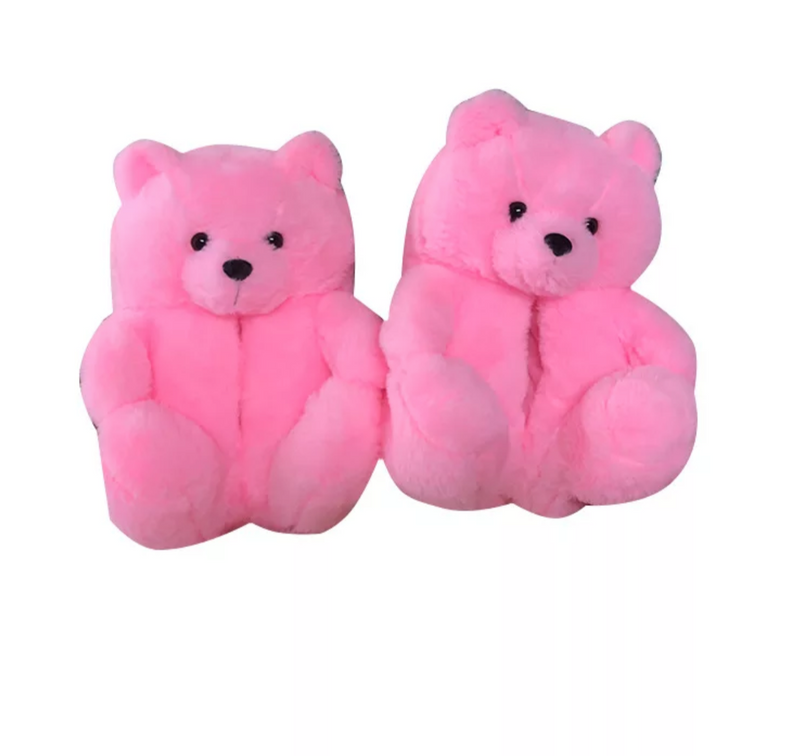 TEDDY BEAR SLIPPER (Light Pink )